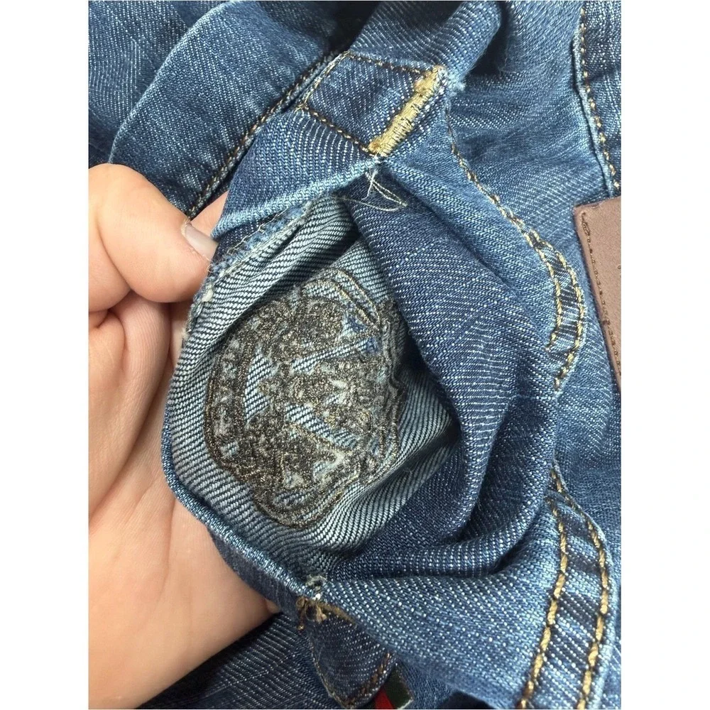 Authentic Gucci Made in Italy Blue Straight Leg Jeans Men's EU 42 Designer Denim